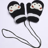 Double Layer Gloves Cartoon Knitting